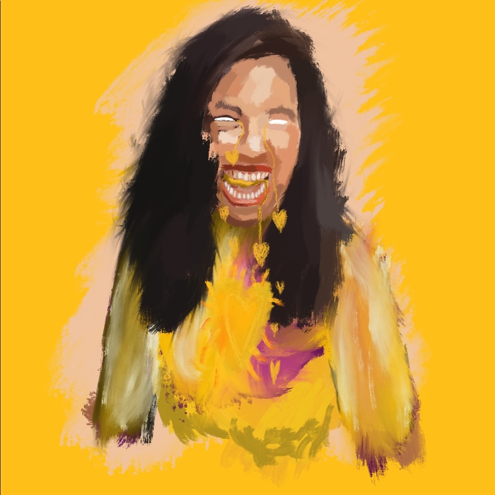 Digital Selena love painting 💛